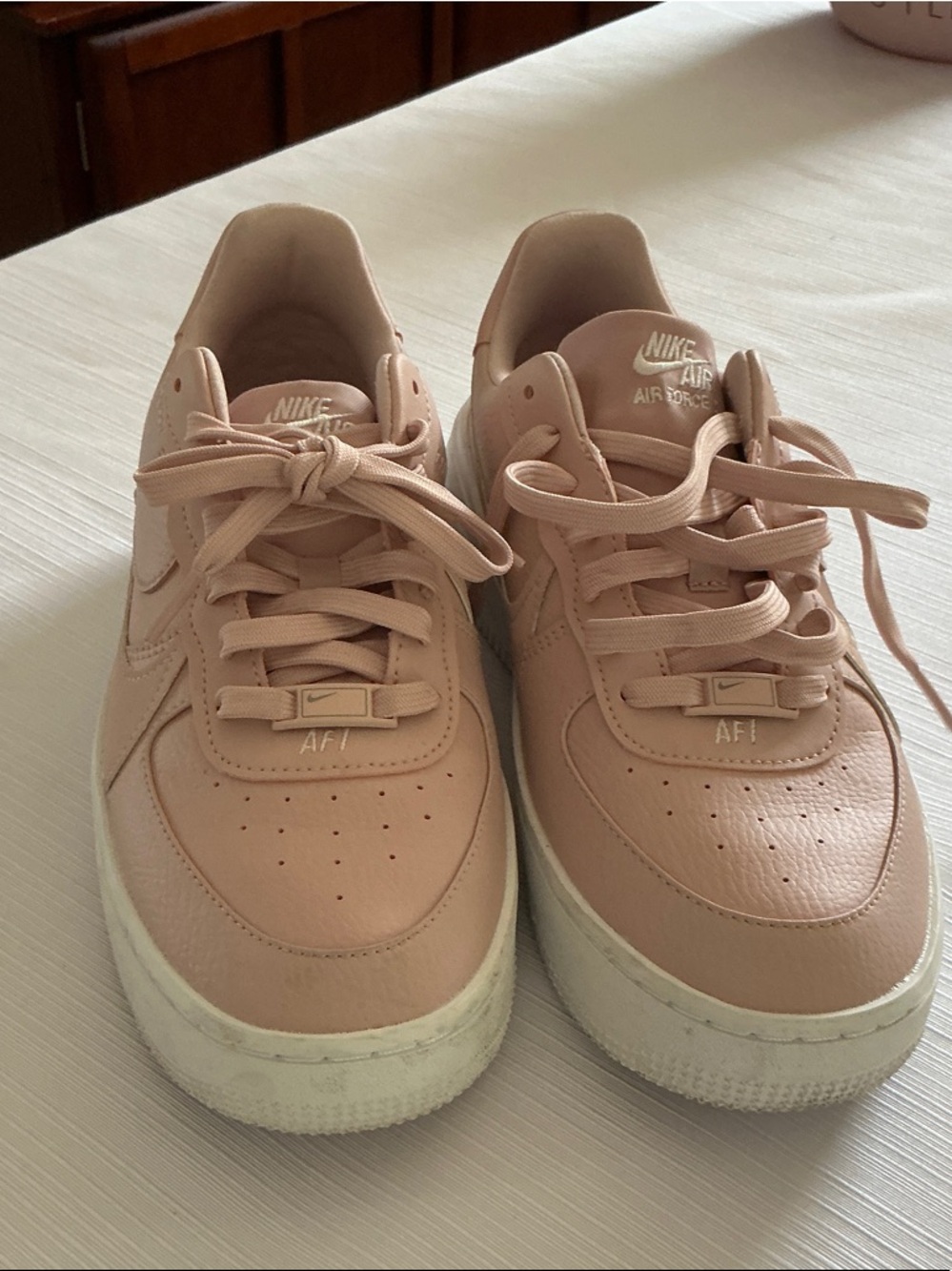 Nike Women's Air Force 1 Low Sneakers - Blush Pink